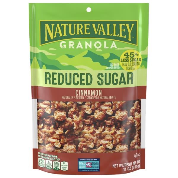 Nature Valley Granola, Reduced Sugar, Cinnamon Publix Super Markets