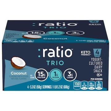 Ratio Keto Friendly Dairy Snack, Coconut