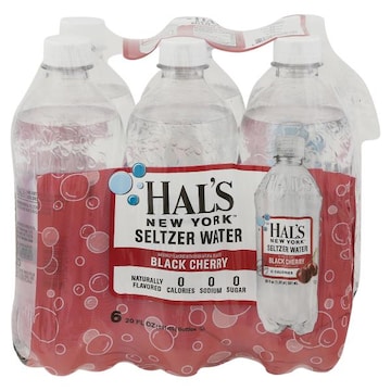 Hal's New York Seltzer Water, Black Cherry