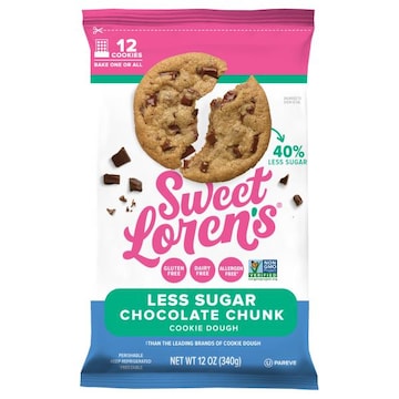 Sweet Loren's Cookie Dough, Less Sugar, Chocolate Chunk