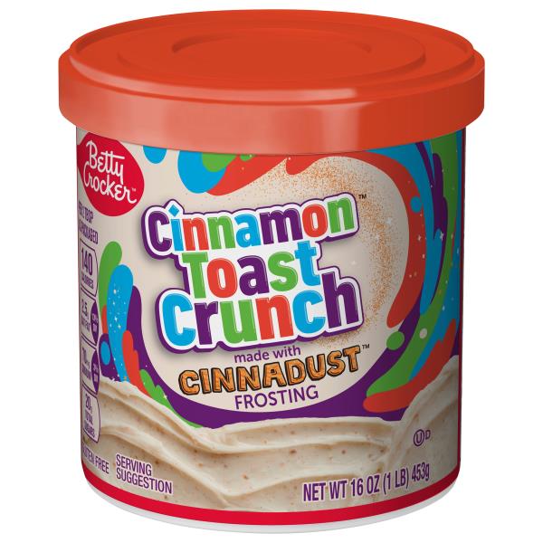 Betty Crocker Cinnamon Toast Crunch Frosting, Cinnadust Publix Super