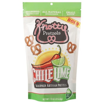 Knotty Pretzels Pretzels, ChileLime, Bold