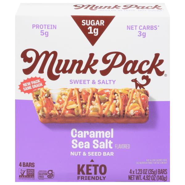 Munk Pack Nut & Seed Bars, Keto, Caramel Sea Salt Flavored Publix Super Markets