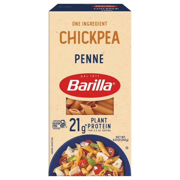 Barilla Chickpea Penne Pasta - Vegan, Gluten Free, Non GMO & Kosher ...