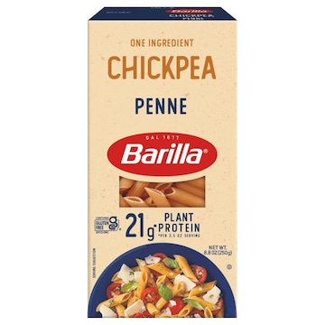 Barilla Chickpea Penne Pasta - Vegan, Gluten Free, Non GMO & Kosher - Made with Plant Based Protein