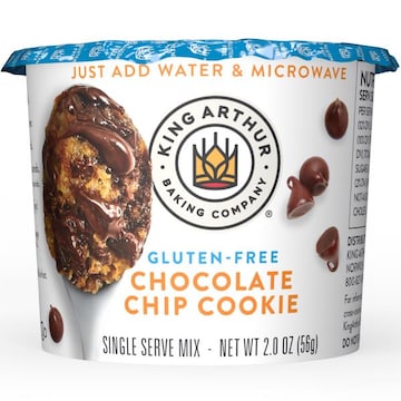 King Arthur Baking King Arthur, Gluten-Free Single Serve Chocolate Chip Cookie Mix , Gluten-Free, Non-GMO Verified, 2 Ounce
