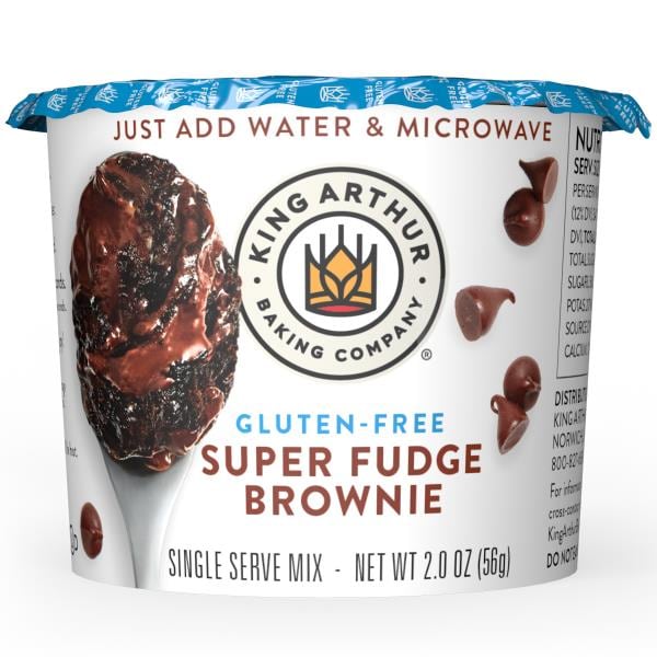 King Arthur Baking Single Serve Mix, Gluten Free, Super Fudge Brownie