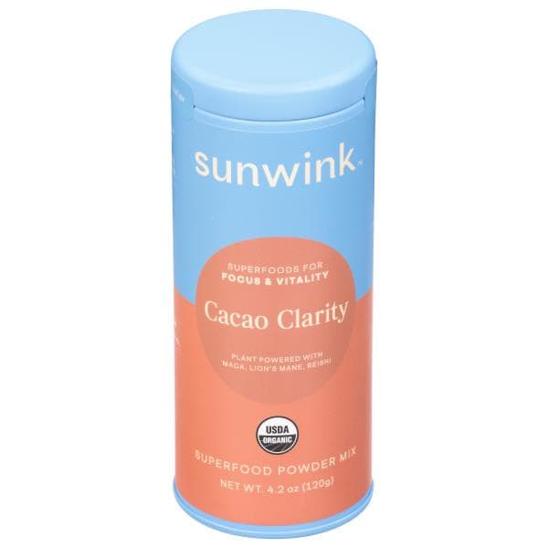 Sunwink Superfood Powder Cacao Clarity, Assorted Publix Super Markets