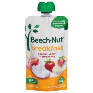 Beech-Nut Breakfast Toddler (12+ months) Banana Yogurt & Strawberry