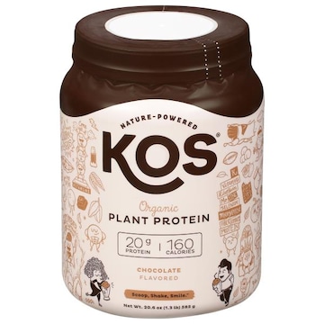 Kos Plant Protein, Organic, Chocolate Flavored