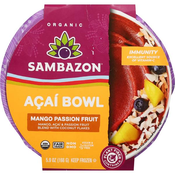 Sambazon, Inc. Acai Bowl, Mango Passion Fruit Publix Super Markets