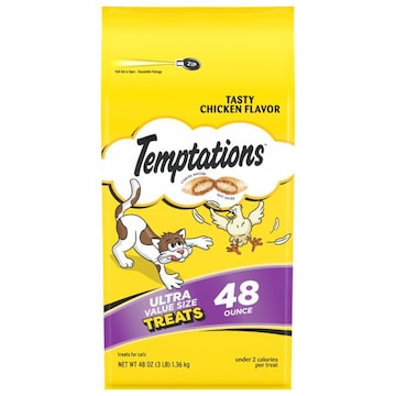Temptations Treats for Cats, Tasty Chicken Flavor, Ultra, Value Size