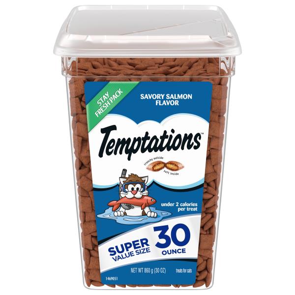 Temptations Treats for Cats, Savory Salmon, Super Value Size Publix