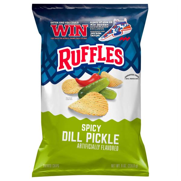 Ruffles Potato Chips, Spicy Dill Pickle Publix Super Markets