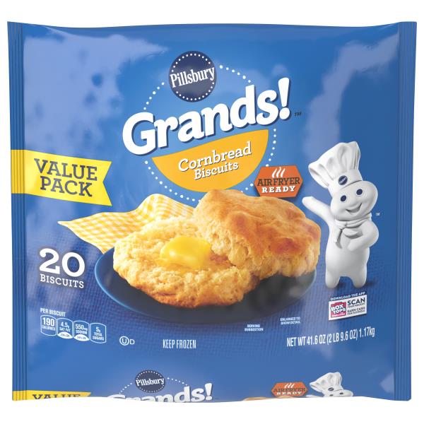 Pillsbury Grands! Biscuits, Cornbread, Value Pack Publix Super Markets