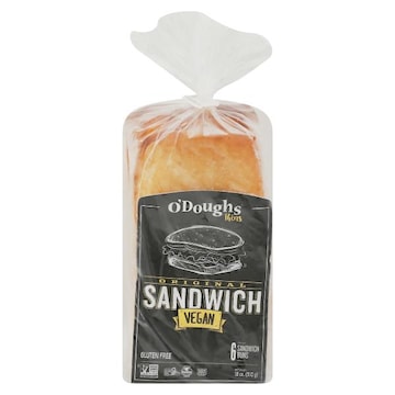 O'Doughs Thins Sandwich Buns, Vegan, Original, Thins