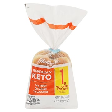 Healthy Life Hot Dog Buns, Keto, Hawaiian