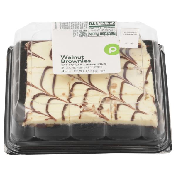 Publix Bakery Cream Cheese Brownies 9ct Publix Super Markets