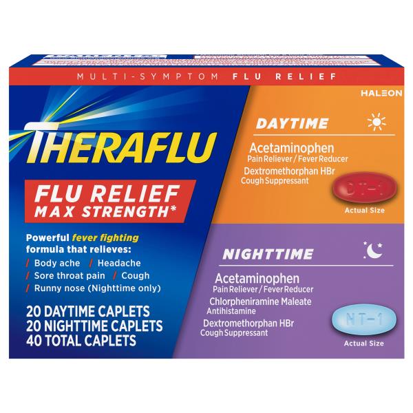 Theraflu Flu Relief, Max Strength, Daytime/Nighttime Publix Super Markets Theraflu Flu Relief, Max Strength, Daytime/Nighttime Publix Super Markets