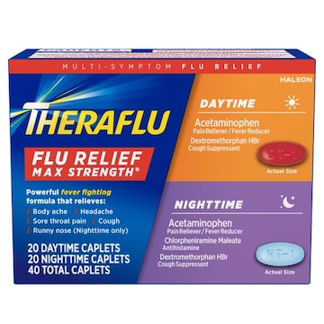 Theraflu Flu Relief, Max Strength, Daytime/Nighttime