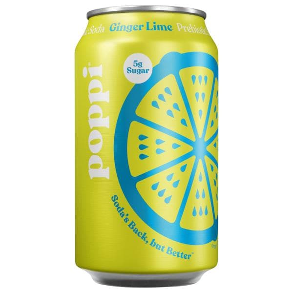 Poppi Ginger Lime Prebiotic Soda | Publix Super Markets