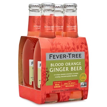 Fever-Tree Blood Orange Ginger Beer has the fiery, full-bodied taste of Premium Ginger Beer, balanced with the subtle citrus flavor of Sicilian Blood Orange. Not