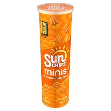 SunChips Whole Grain Snacks, Harvest Cheddar Flavored, Minis