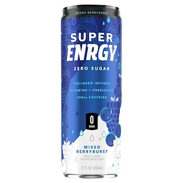 Super Energy Energy Drink, Zero Sugar, Mixed Berryburst