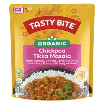 Tasty Bite Organic Chickpea Tikka Masala 10oz Flavorful chickpea tikka masala
