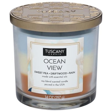 Tuscany Candle Candle, Scented, Soy Blend, Ocean View