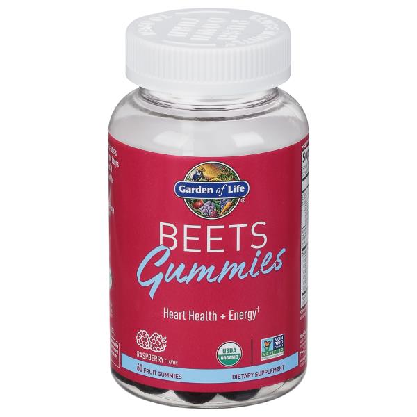 Garden of Life Beets, Fruit Gummies, Raspberry Flavor Publix Super