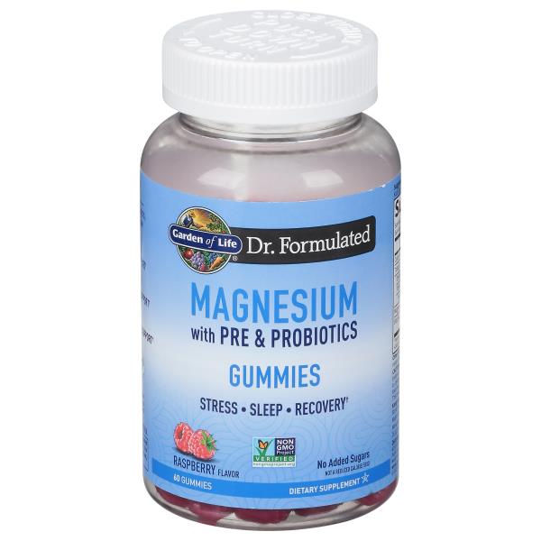 Garden of Life Dr. Formulated Magnesium, Gummies, Raspberry Publix