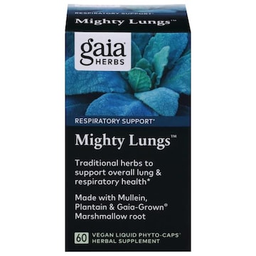 Gaia Herbs Mighty Lungs, Respiratory Support, Liquid Phyto-Caps