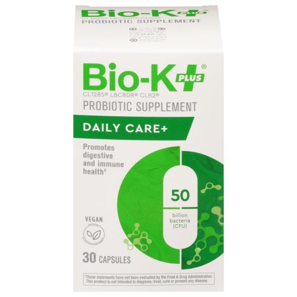 BioK Plus Daily Care+, Probiotic, Capsules Publix Super Markets