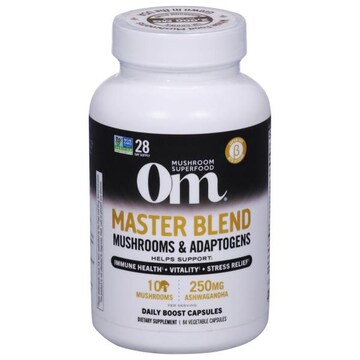 OM Mushrooms & Adaptogens, Master Blend, Capsules