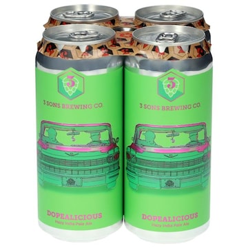 3 Sons Brewing Co. Hazy India Pale Ale Dopealicious Beer