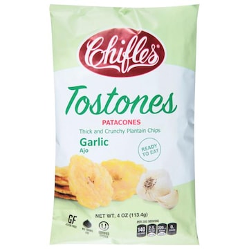 Chifles Plantain Chips, Garlic, Tostones