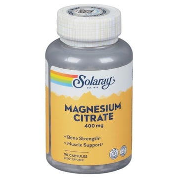 Solaray Magnesium Citrate, 400 mg, Capsules