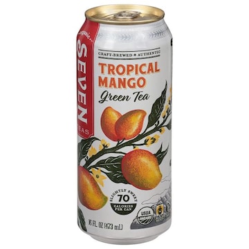 Seven Teas Green Tea, Tropical Mango