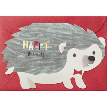 Hallmark Pop Up Birthday Card (3D Honeycomb Hedgehog) #2