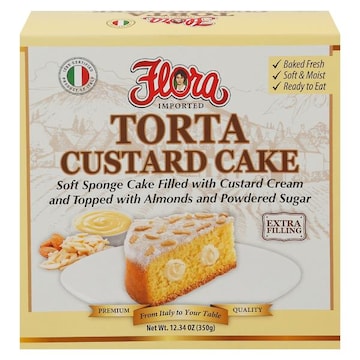 Flora Custard Cake, Extra Filling, Torta