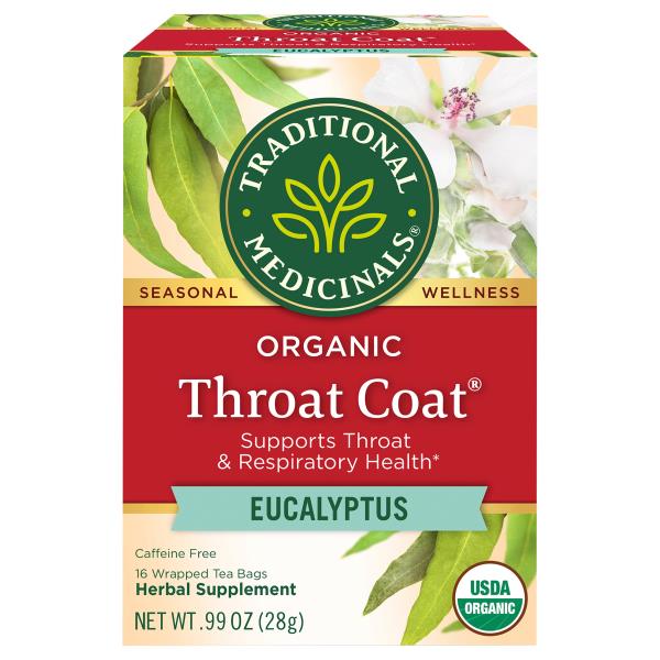 Traditional Medicinals Herbal Supplement, Organic, Eucalyptus, Throat
