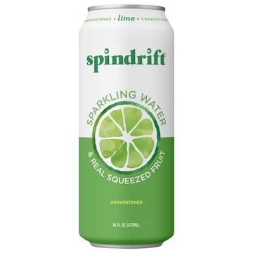 Spindrift Sparkling Water, Lime, Unsweetened