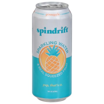 Spindrift Sparkling Water, Pineapple, Unsweetened