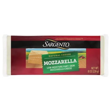Sargento Cheese, Natural, Mozzarella