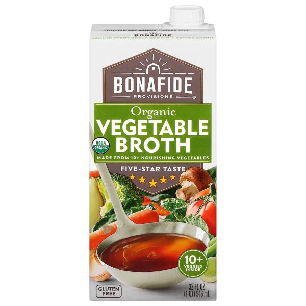 Bonafide Provisions Vegetable Broth, Organic Publix Super Markets