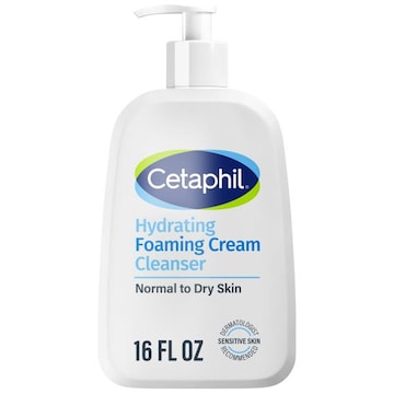 Cetaphil Hydrating Foaming Cream Cleanser, 16 oz