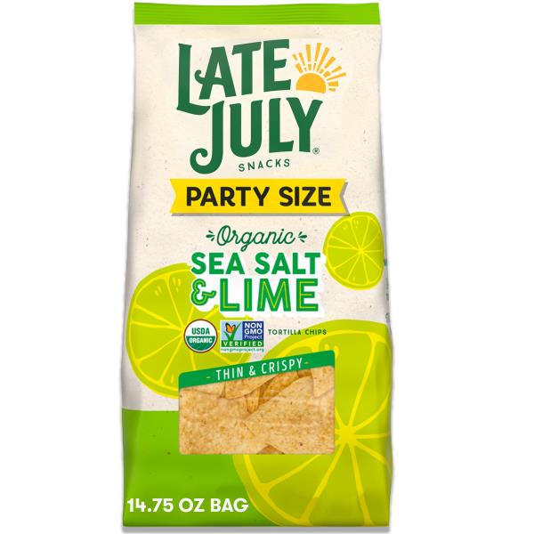 LATE JULY® Snacks Clásico Sea Salt & Lime Tortilla Chips | Publix Super ...