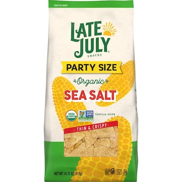 LATE JULY® Snacks Sea Salt Tortilla Chips