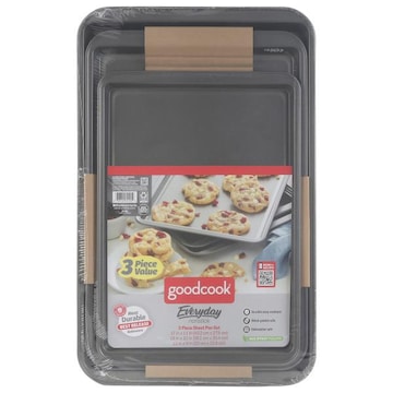 Good Cook Sheet Pan Set, Everyday, Nonstick, 3 Piece